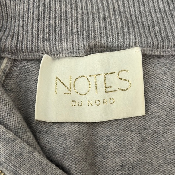 Notes Du Nord Alpaca Yak and Cashmere Grey Sweater Size XS - Picture 3 of 10
